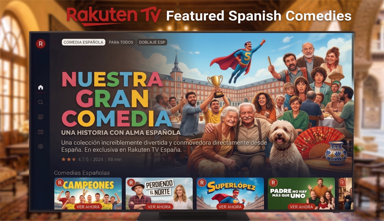Rakuten TV – Comedy Movies Spain